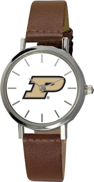 Purdue Boilermakers 28 mm Ladies Leather Watch