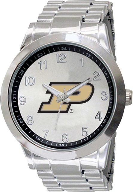 Purdue Boilermakers 44mm Men's Stainless Steel Watch