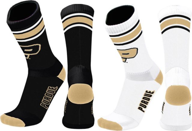 Purdue Boilermakers Crew Socks 2 Pack
