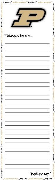 Purdue Boilermakers 2.75 in. x 5 in. 50 Sheet To Do Pad