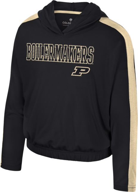 Purdue Boilermakers Toddler Girl's Hooded Long Sleeve T-Shirt