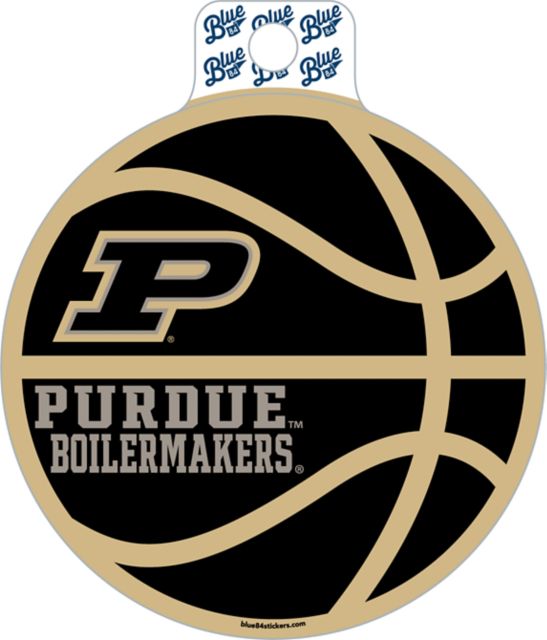 Purdue Boilermakers Fullsize Basketball Sticker