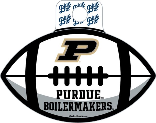 Purdue Boilermakers Fullsize Football Sticker