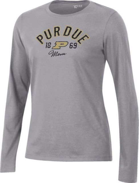 Purdue Boilermakers Mom Women's Relaxed Fit Long Sleeve T-Shirt