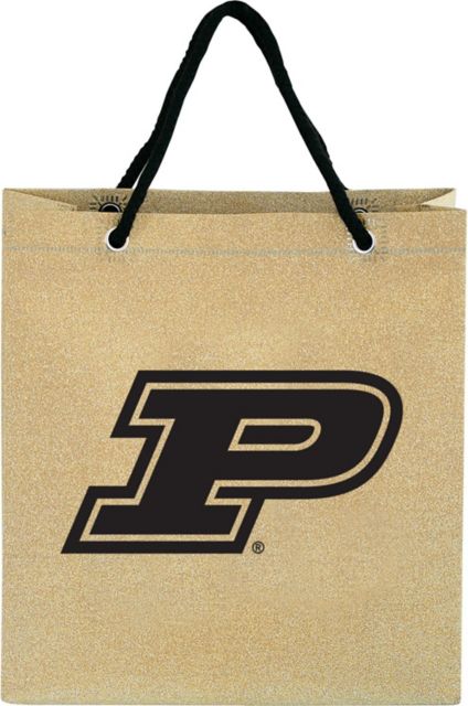 Purdue Boilermakers Glitter Gift Bag