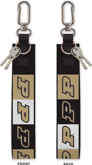 Purdue Boilermakers Carabiner Strap Keychain