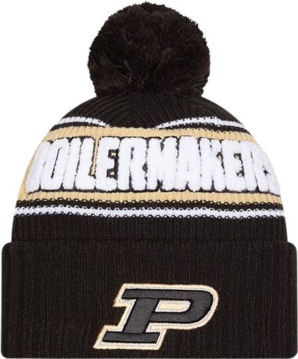 Purdue Boilermakers Knit Pom Beanie