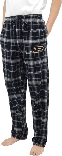 Women's Concepts Sport Black/Gray Purdue Boilermakers Ultimate Flannel Sleep  Shorts