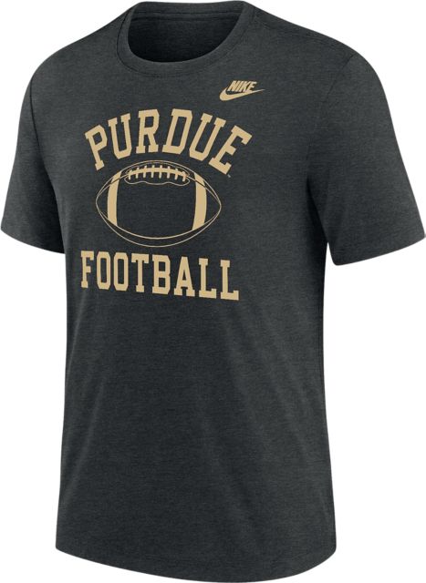 Purdue Boilermakers Football Tri-Blend Short Sleeve T-Shirt