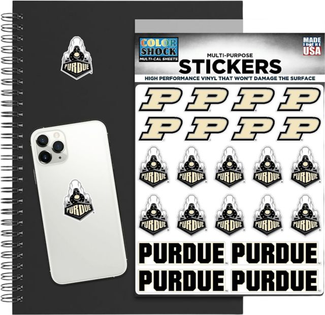 Purdue University Boilermakers Sticker Sheet