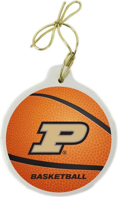Purdue Boilermakers Basketball Stone Ornament