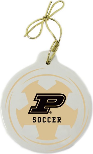 Purdue Boilermakers Soccer Ornament