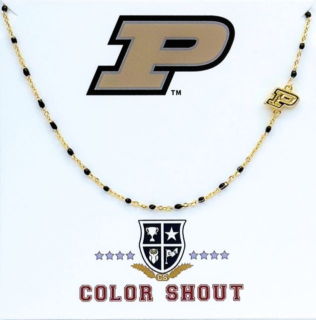 Purdue Boilermakers Side Logo Necklace