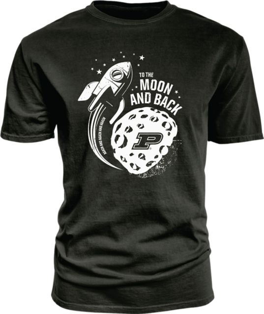 Purdue Boilermakers To The Moon and Back Short Sleeve T-Shirt