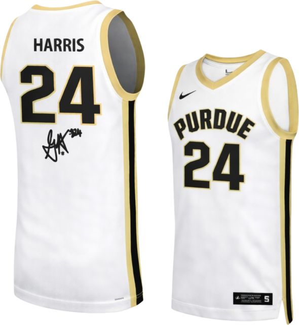 Purdue Boilermakers Men's Basketball Autographed Replica Jersey G HARRIS