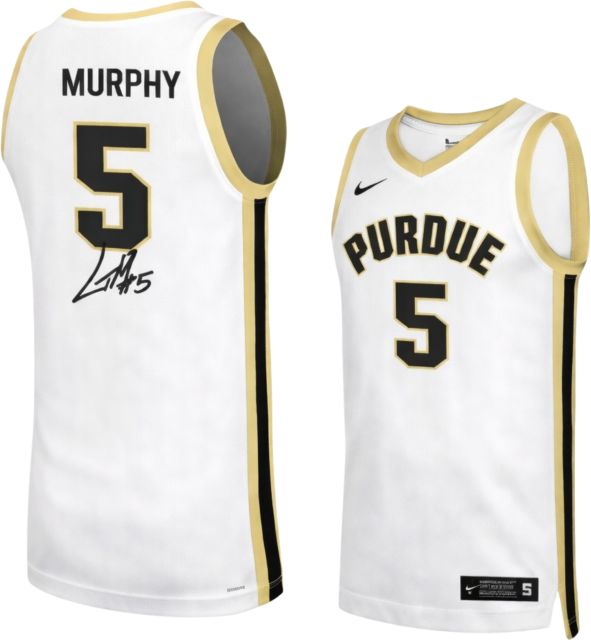Purdue Boilermakers Men's Basketball Autographed Replica Jersey L MURPHY