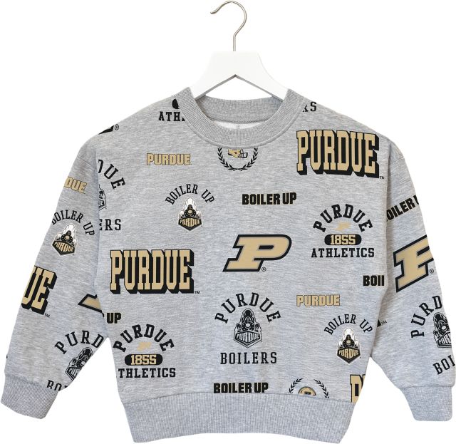 Purdue Boilermakers Youth Girls Crewneck Sweatshirt