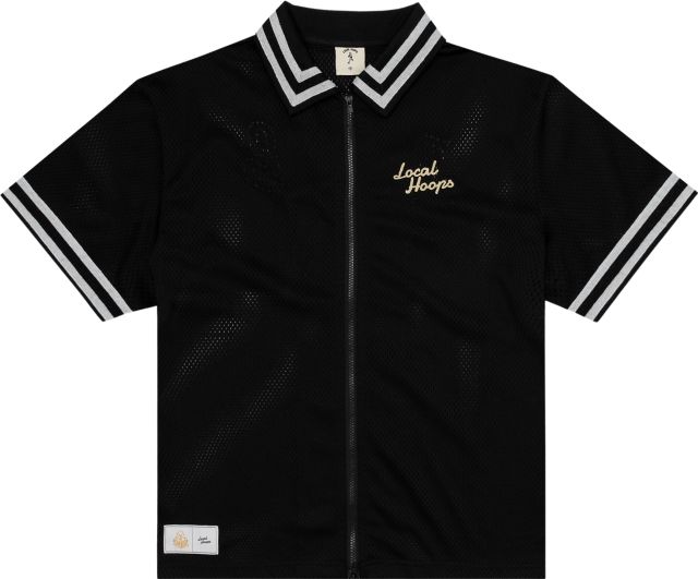 Purdue Boilermakers Basketball Full Zip Polo Shirt