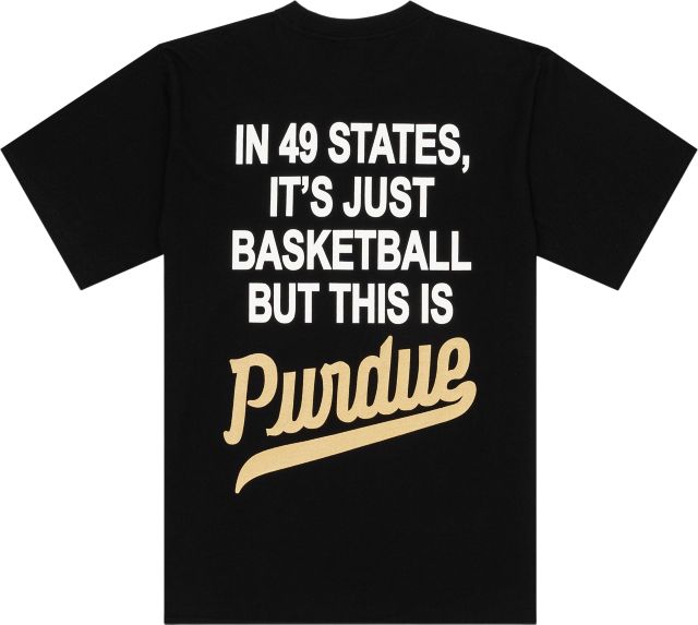 Purdue Boilermakers Basketball Short Sleeve T-Shirt