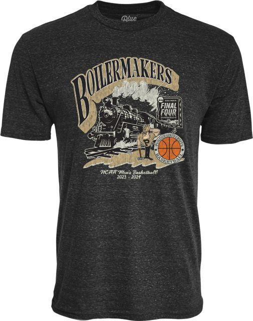 Purdue Boilermakers Basketball 2024 Final Four Tri-Blend Short Sleeve T-Shirt