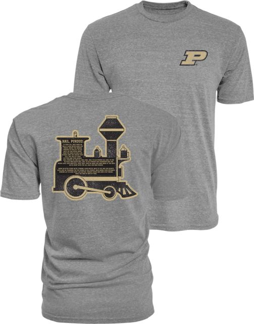 Purdue Boilermakers Hail Purdue Train Tri-Blend Short Sleeve T-Shirt