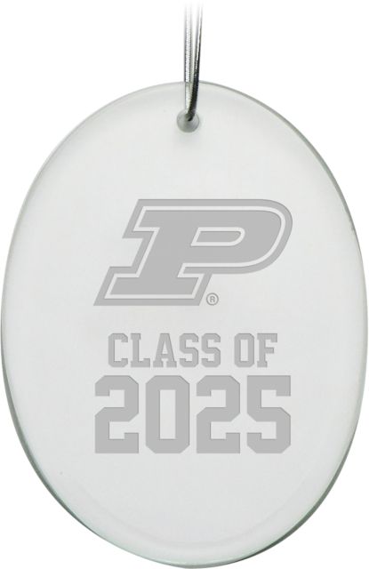 Purdue Boilermakers Class of 2025 Oval Ornament - ONLINE ONLY
