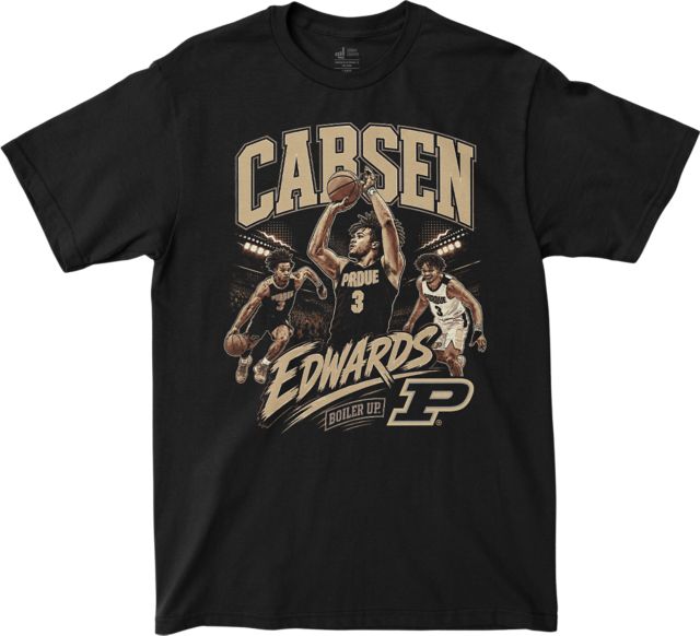 Purdue Boilermakers Men's Basketball Short Sleeve T-Shirt C EDWARDS