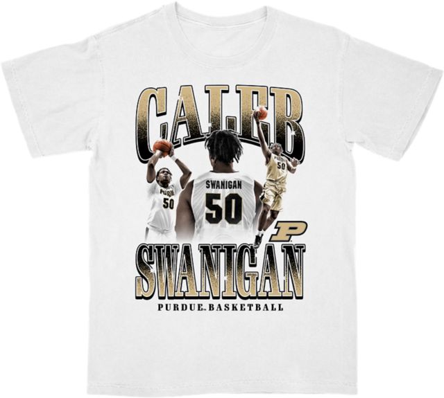 Purdue Boilermakers Men's Basketball Short Sleeve T-Shirt C SWANIGAN