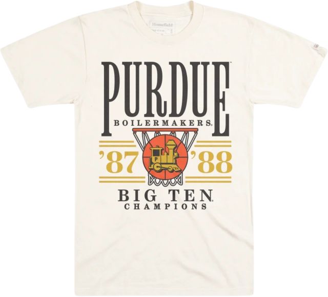 Purdue Boilermakers 1987 & 1988 Big Ten Champions Short Sleeve T-Shirt