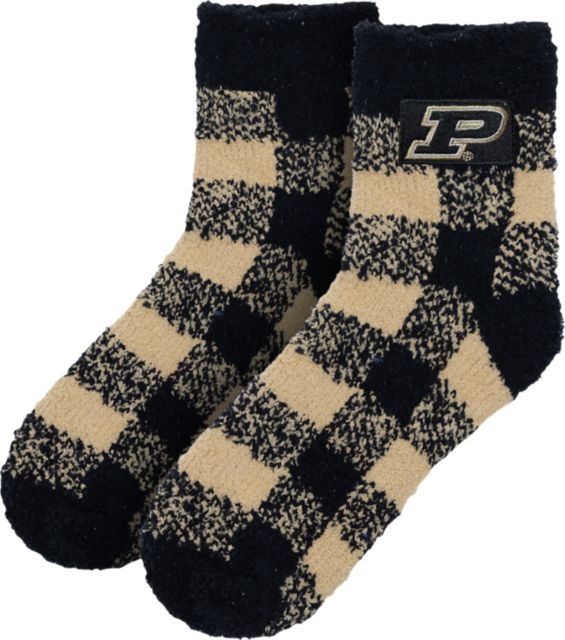Purdue Boilermakers Buffalo Check Socks