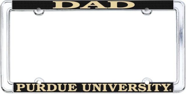 Purdue Boilermakers Dad License Plate Frame