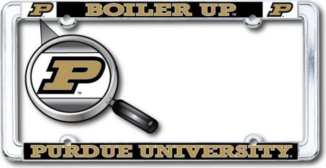 Purdue Boilermakers Thin Dome License Plate Frame