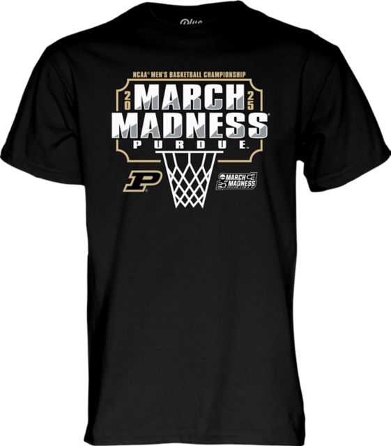 Purdue Boilermakers 2025 Men's Basketball Championship Short Sleeve T-Shirt
