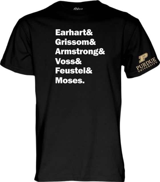 Purdue University Astronauts and Explorers Short Sleeve T-Shirt