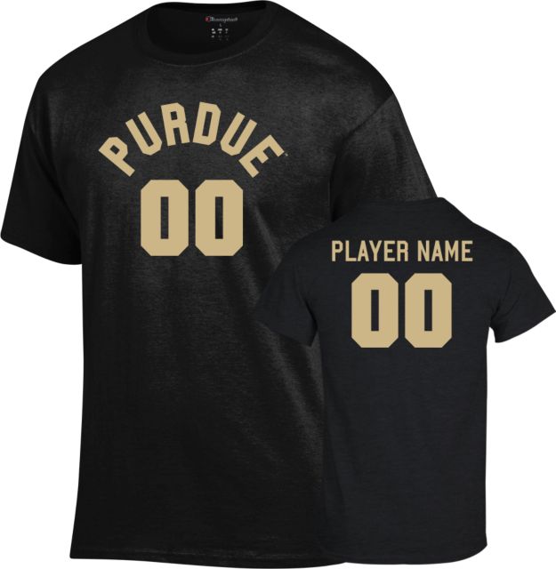 Purdue Boilermakers Men's Basketball Player Name Short Sleeve T-Shirt - ONLINE ONLY