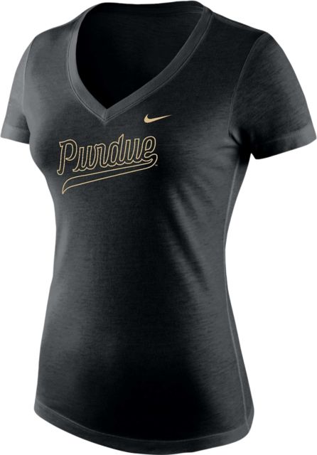 Purdue Boilermakers Women's Tri-Blend Short Sleeve T-Shirt