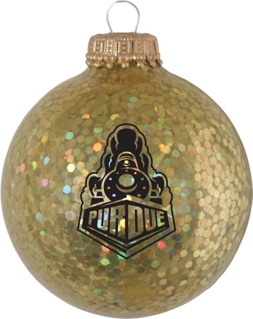 Purdue University Boilermakers Sparkle Ball Ornament