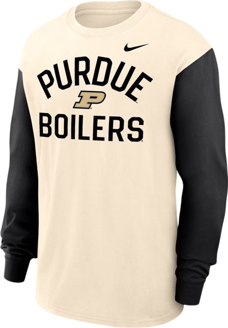 Purdue Boilermakers Colorblock Long Sleeve T-Shirt