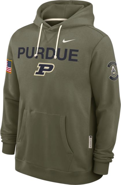 Purdue Boilermakers Military Dri-Fit Hooded Sweatshirt