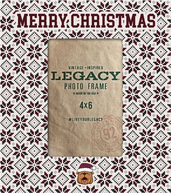 Mississippi State Bulldogs Santa 6'' x 4'' Photo Frame