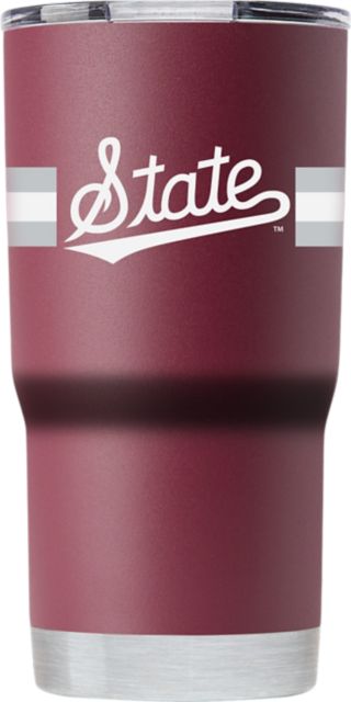 Mississippi State Bulldogs 20 oz. Vacuum Insulated Striped Tumbler