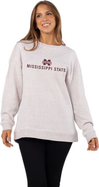 Mississippi State Bulldogs Women's Warmup Crewneck Sweatshirt