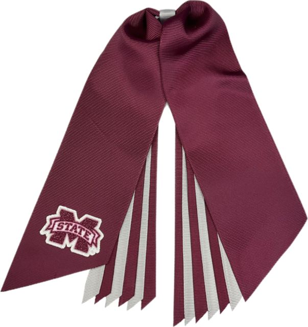 Mississippi State Bulldogs Glitter Ponytail Streamer