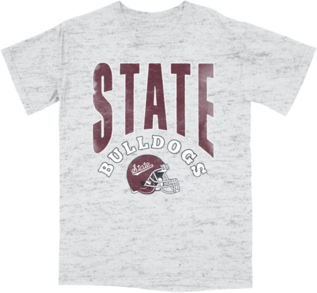 Mississippi State University Bulldogs Football Helmet Short Sleeve T-Shirt