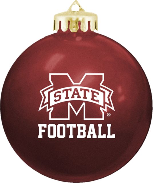 Mississippi State Bulldogs Football Shatterproof Ornament