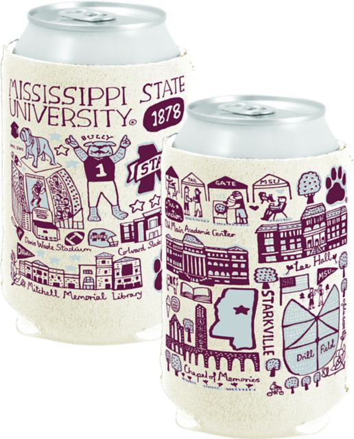 Mississippi State Bulldogs Julia Gash Can Coozie