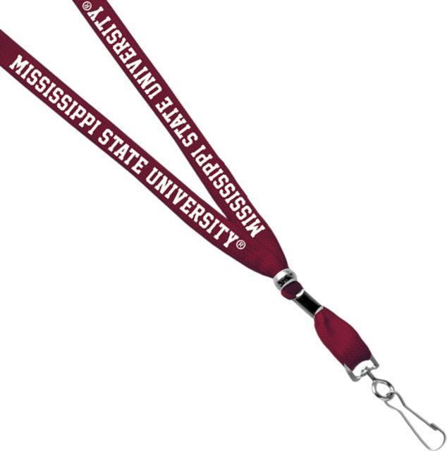 Mississippi State Bulldogs 3-8'' J Hook Lanyard