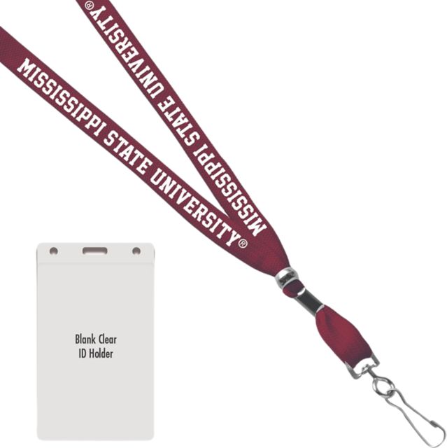 Mississippi State Bulldogs Card Dispencer Lanyard