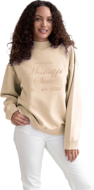 Mississippi State Bulldogs Women's Nantucket Crewneck Sweatshirt