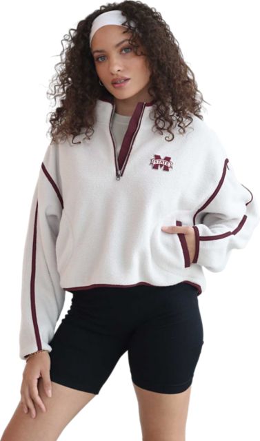 Mississippi State Bulldogs Women's Sherpa 1/4 Zip